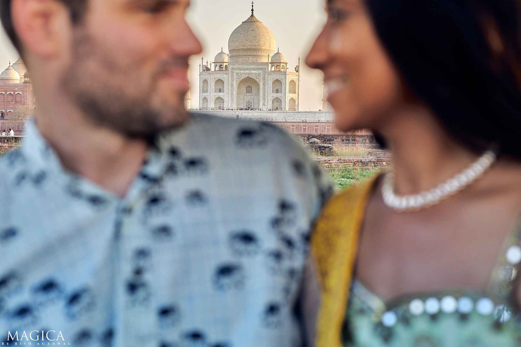 Pre Wedding Photo Shoot at Taj Mahal Agra India